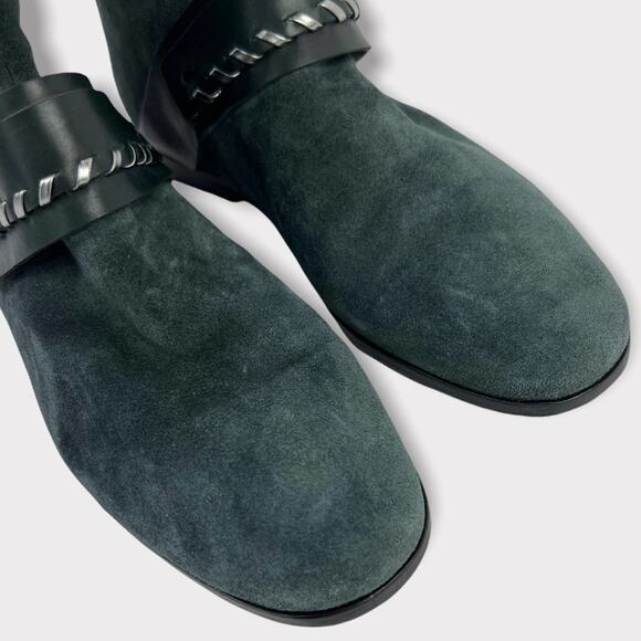 Carritz Bracelet Saddle Stitch Suede Boots Size 36 - Picture 6 of 11